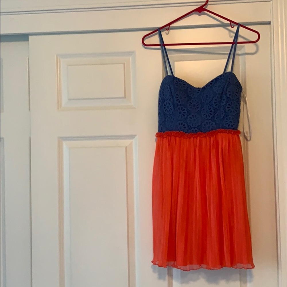 Lace mini dress